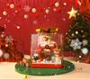 714PCS Christmas Eve Apple House Building Blocks Diy Creative Gift Box Model Assembly Bricks Creative Desktop Deco Kid Toys Gift