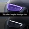 Exclusive BMW 3 Series TPU Color-Changing Protective Film: Transparent, Shifts from White to Purple to Black