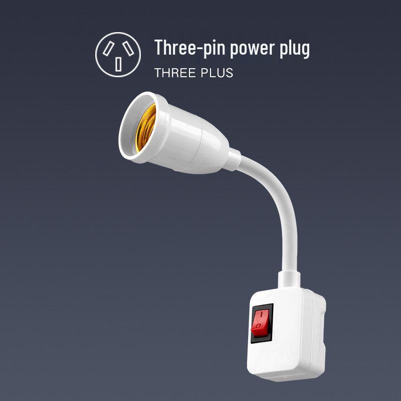 LED Energiesparendes Superhelles Schlafzimmer-Nachtlicht zum Einstecken Nachttisch-Wandleuchte mit Schalter