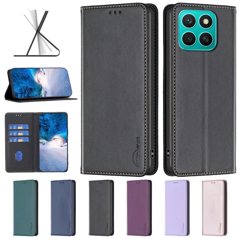 For Honor X8c Case Magnet Flip Phone Case on For Funda Huawei Honor X8C HonorX9C X 8C ABR-LX1 Leather Card Slots Cover Coque