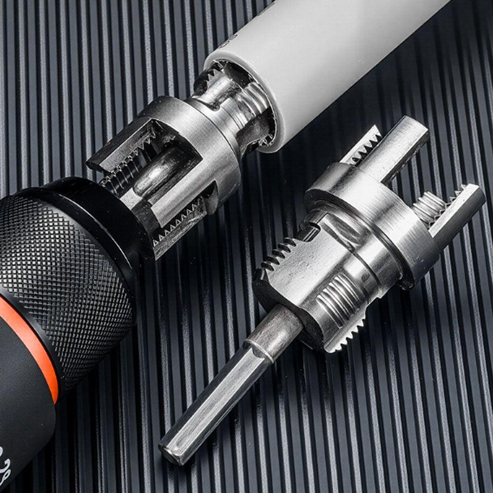 4/6 Points PVC Pipe Threader Kit Internal/External Thread Fast PPR Water Pipe Opener Tap Pipe Threader Waterpipe Tapping Tool