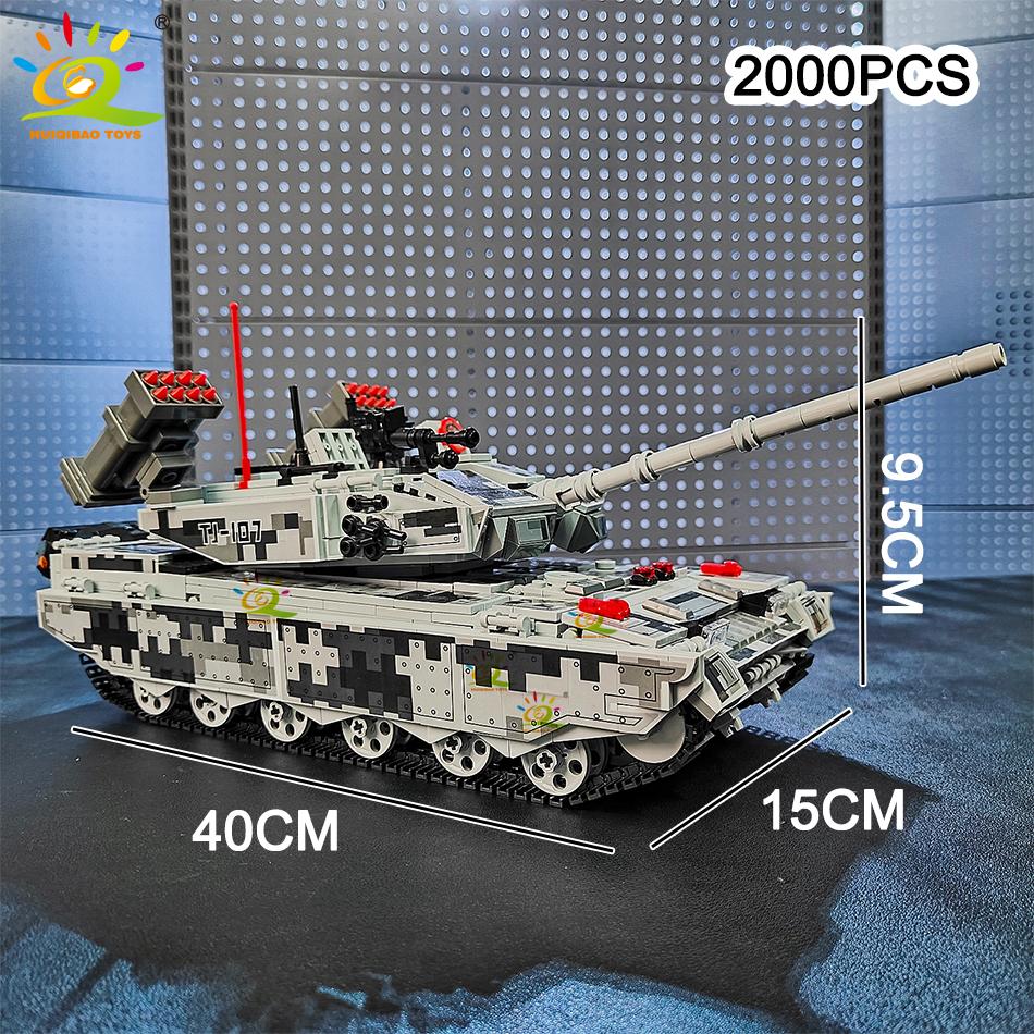 WW2 Military Tank Building Blocks Set for Children Army Weapon Car Truck Bricks Toy City Construction Bricks Kids Gift