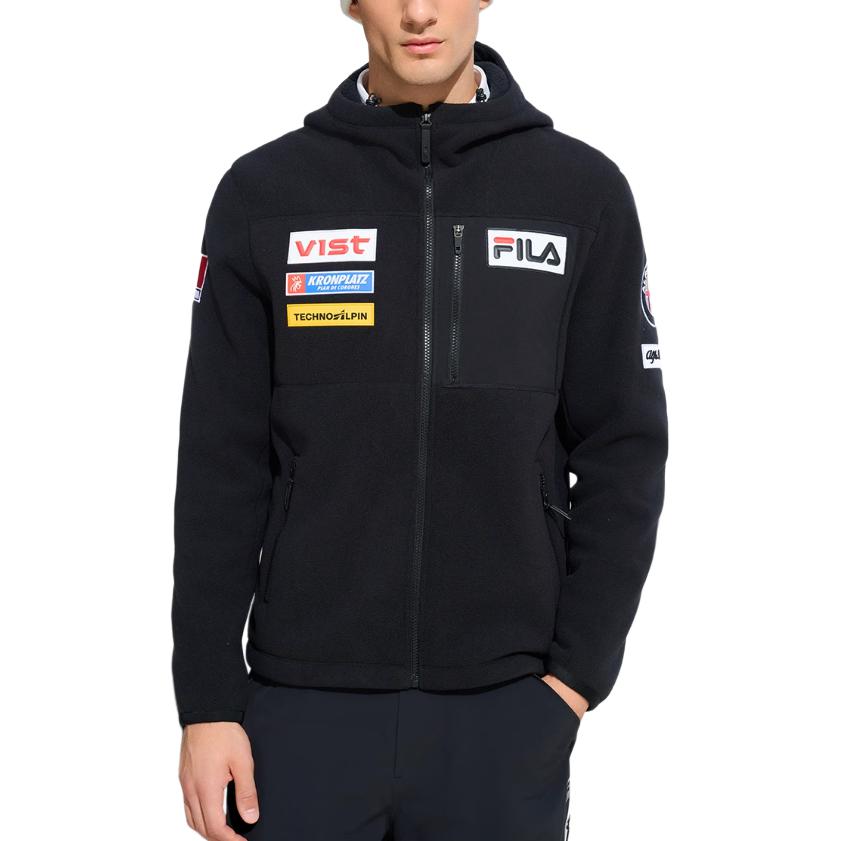 FILA SKI Knitted Fabric Coat Men's A11M446502FBK