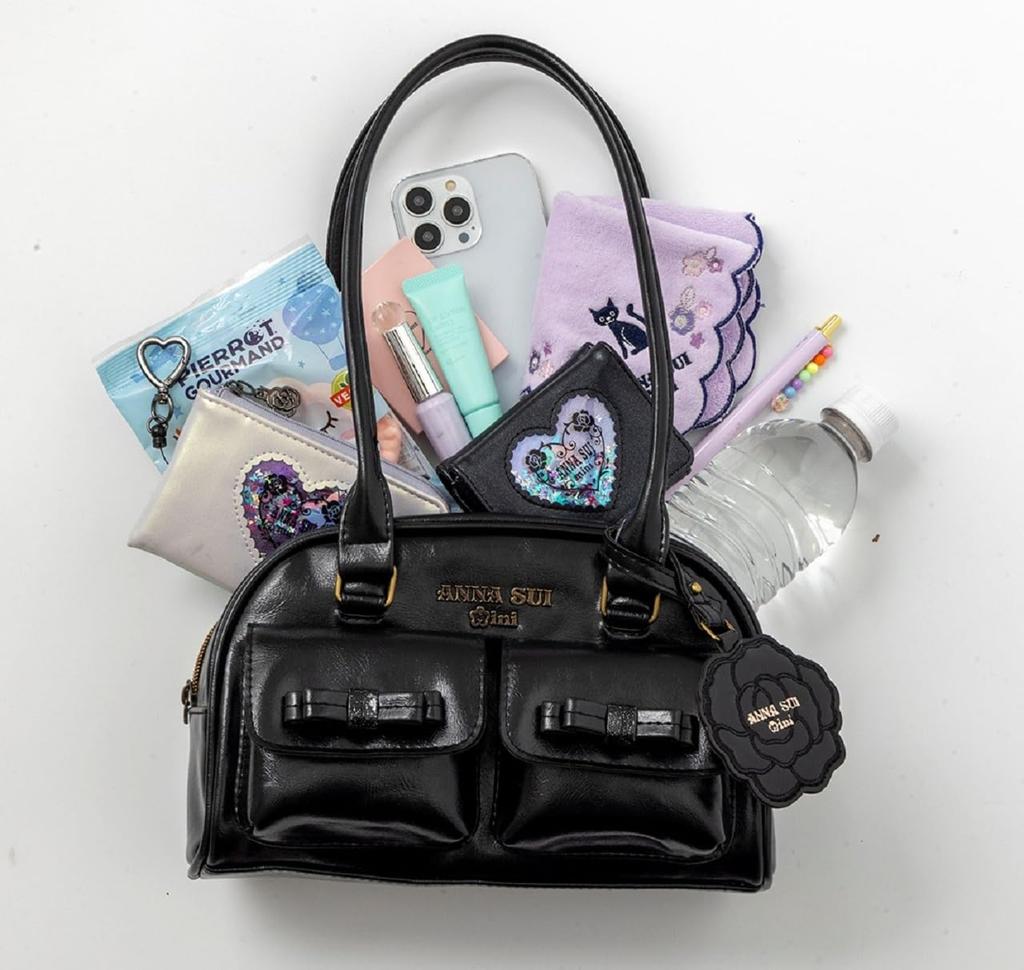 ANNA SUI Mini Long Handle Boston Bag BOOK ROSE Ver. (Takarajimasha Brand Mook)