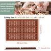 Silicone Chocolate Bar Mold Deep Chocolate Silicone Mold Reusable 6-Cavity Brownie Truffle Baking Mould Non-Stick For Boys Girls