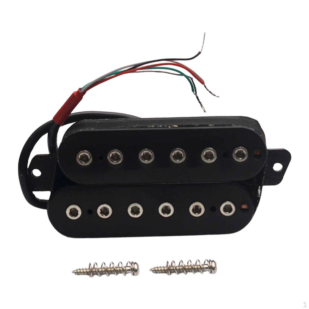 Humbucker Tonabnehmer für E-Gitarre, Vierleiterkabel, Doppelspule, DIY Ersatz