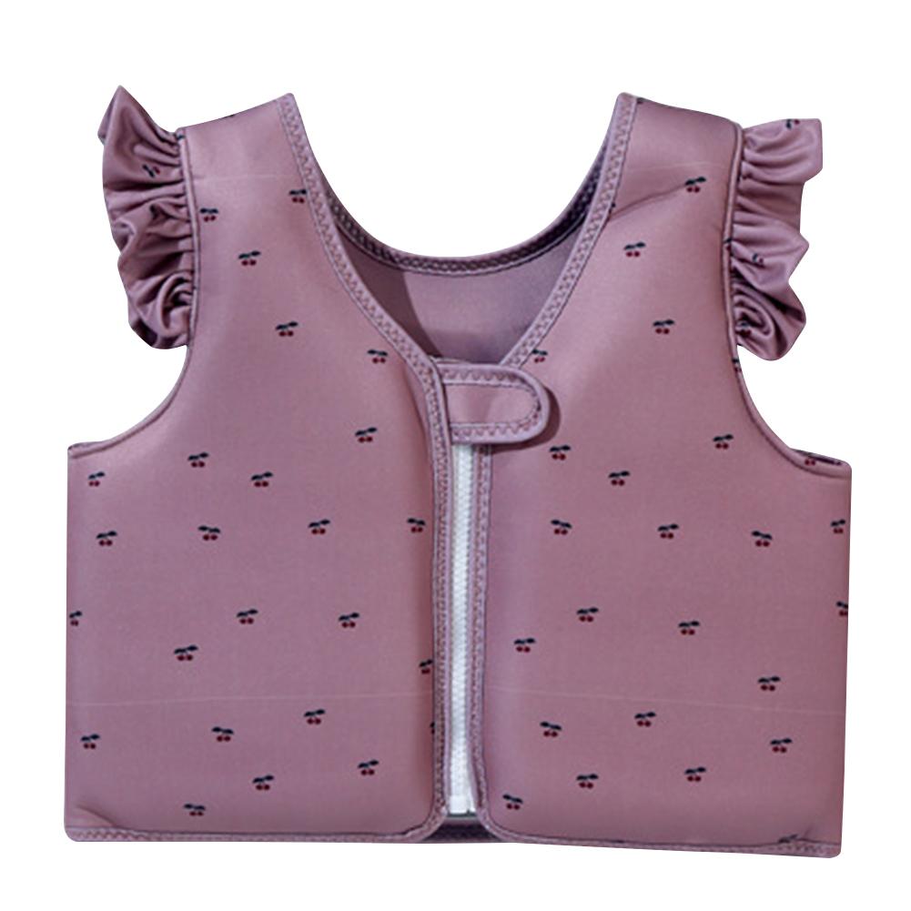 

Kids Swim Vest Swim Trainer Vest Cute Toddlers Life Vest Swimming Aid Buoyancy Clothing Buoyancy Swimwear for Ages 2-6 Kids Вишня