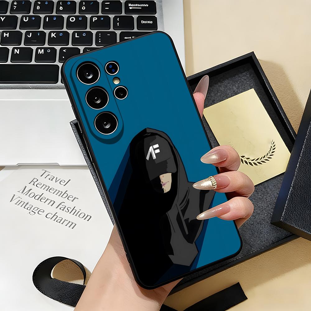 Amerikanischer Rapper NF Fear Handyhülle Für Samsung S26 S25 S24 FE S23 S22 S21 Plus S20 Ultra Note20Ultra Schwarze Weiche Hülle