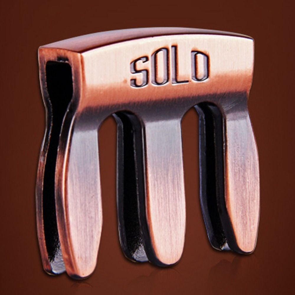 Metal Violin Mute Aluminum Alloy Easy to Carry Violin Muffler Durable Sturdy 4 Prong Violin Mute Daily Practice