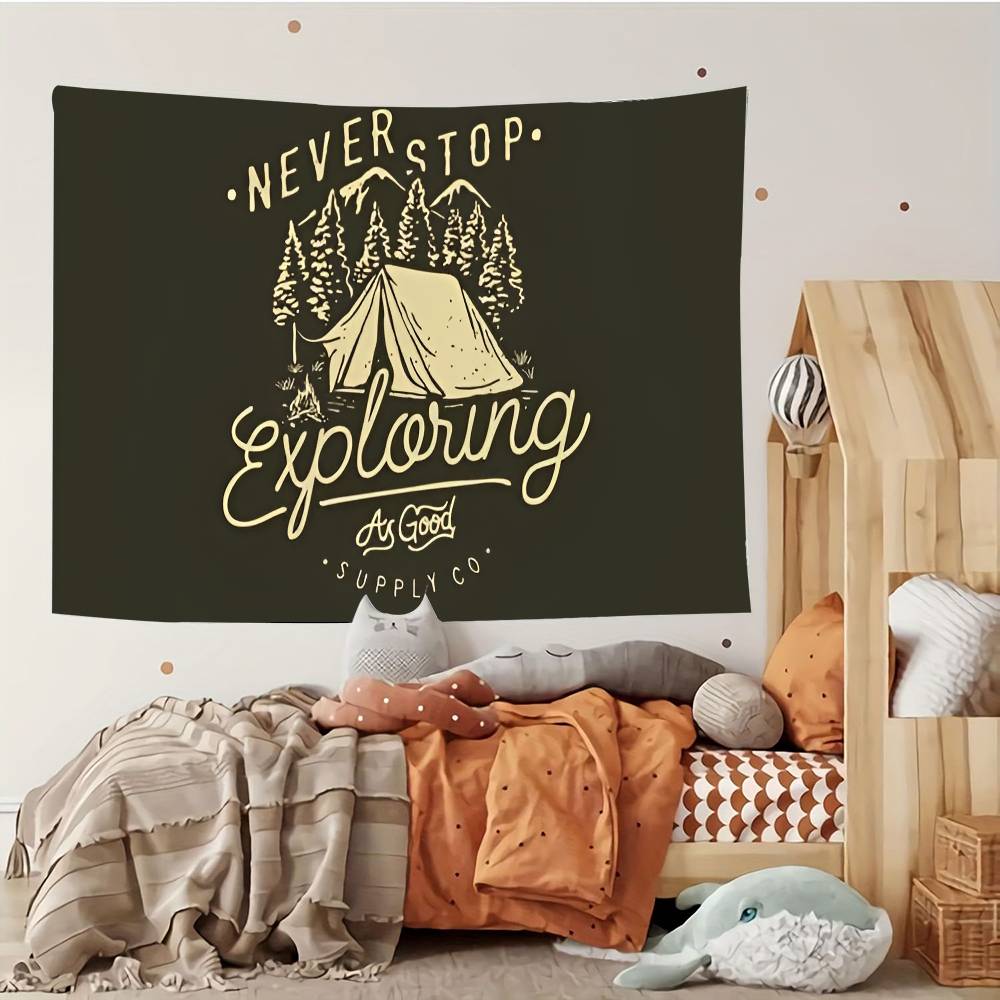 Happy CCampers Tapestry Customizable Tapestries Of Various Styleswall Hangings Celebrity Photo Printingwall Hangings