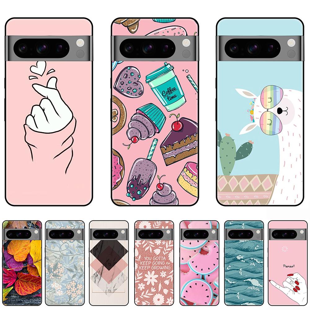 

Чехол для Google Pixel 8 8Pro, роскошный черный силиконовый мягкий чехол на Pixel8Pro, полная защита, противоударный бампер Google Pixel 8 Pro белый