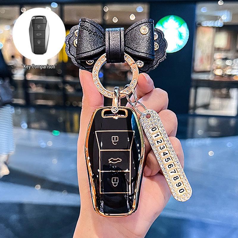 Compatible Key Case for JAC Yiwei 3, Aipao T, Sihao e10x, Huaxianzi X8Plus, and Car A5 Models (2023)