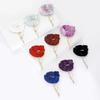 New Classic Acrylic Rose Brooches for Women Unisex Plant Flower Pins Casual Party Jewelry Accessories Gifts Friends Decoration