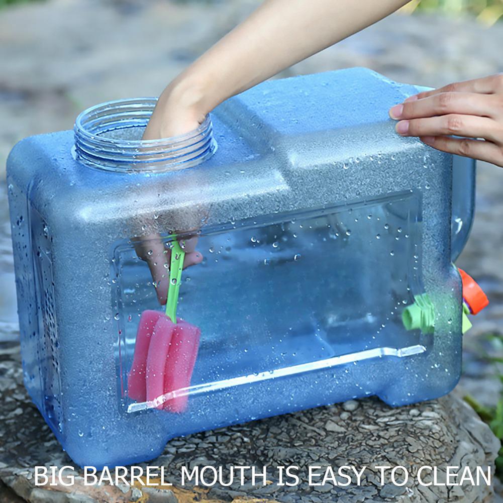 8L Water Container with Faucet Water Can Bucket Portable Water Container Food Grade Water Container For Outdoor Camping Travel