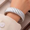 Electroplating Ccb Arrangement Striped Open Bracelet Individual Cold Wind Jewelry Fashion Cool Design Bracelet