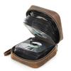 Genuine Leather CD Disc Storage Box 56 CD/DVD/BD Disks Capacity Media Storage Box DVD Holder Case