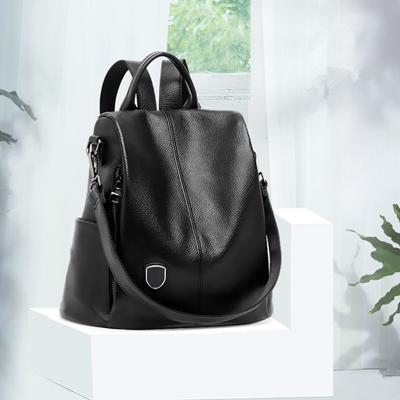 Frühling Echtes Leder Damenrucksack Damen Multifunktionaler Rucksack Große Kapazität