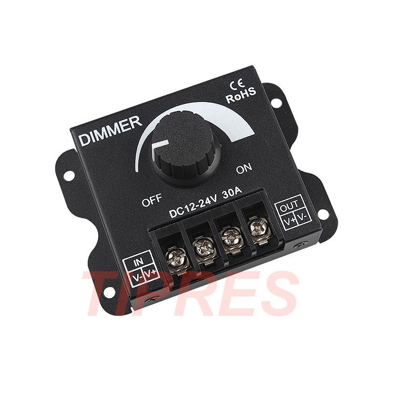 30A 12V LED Dimmer Switch for Single-Color Strip Light