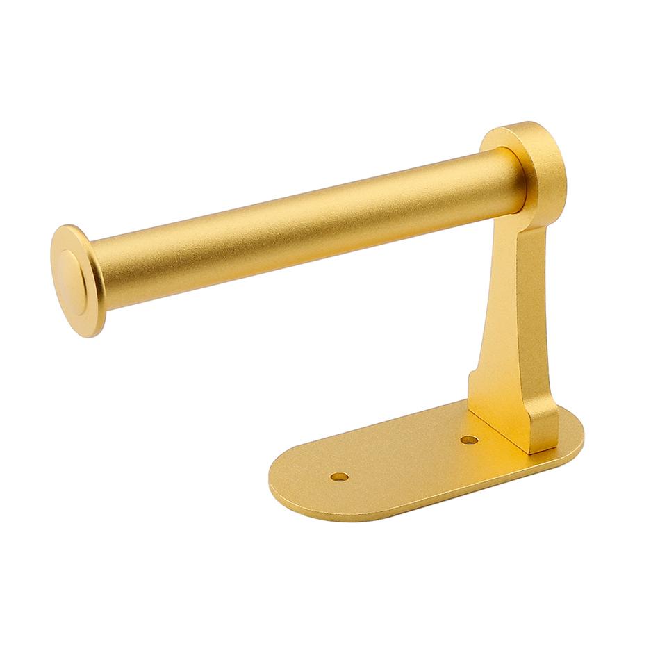 Porte-papier toilette adhésif pour cuisine salle de bain aluminium or mat noir argenté support papier WC étagère