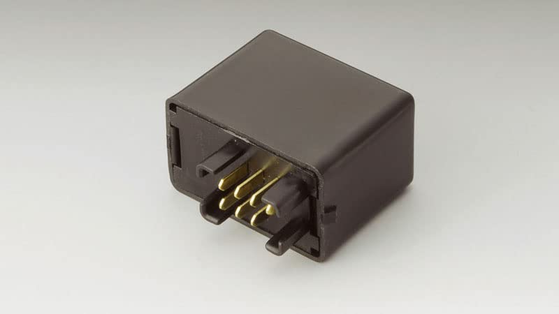 Kijima Motorcycle Parts IC Turn Signal Relay, 12V 0.05-10A, 7-Pole for Suzuki, 304-0533