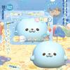 Hot In-Stock Hachimi New Blue Little Seal Squishy Slow Rebound Soft Touch Office Stress Relief Desktop Play Toys Small Gift
