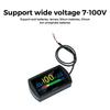 Dc 7-100V Two-Wire Digital Voltage And Power Indicator Universal Power Meter For Acid/Lithium/Lithium Iron Phosphate Batteries