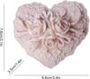 Beautiful Flower Delicate Floral Heart Silicone Soap Molds for Soap Making, Craft DIY Handmade Chocolate Candy Cake Mold