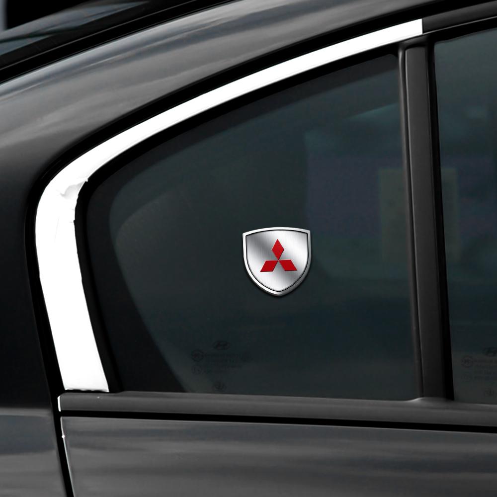 Car Accessories Metal Emblem Badge Sticker Decal For Mitsubishi Lancer EX EVO GTS ASX V3 V5 V6 Auto Parts Accessories