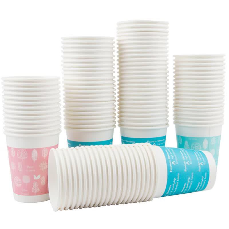 Deli 250ml Thickened Disposable Paper Cups
