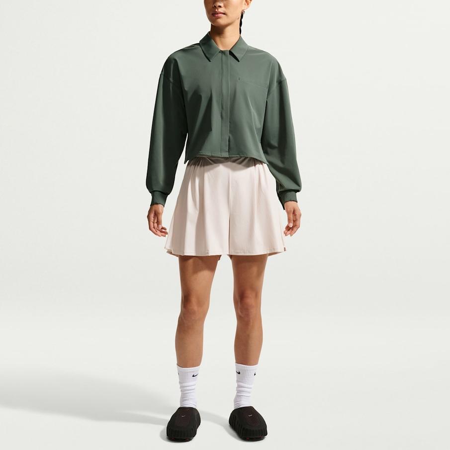 Nike 24.7 AS WW NK DF PS LS Shirt Soft Comfortable Polo Shoulder Long Sleeve Shirt Women shirts IR8704-303