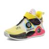 Boys shoes  autumn new children's sports shoes rotary button leather waterproof primary school basketball shoes cool