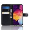 Housse Etui - Samsung - Galaxy A50 - Anti-chocs - Support Pliable - PU Cuir Noir