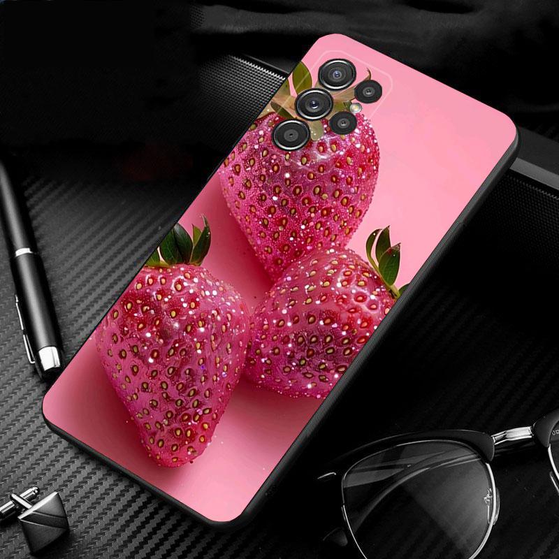 Phone Case For Samsung Galaxy S25 S24 S23 S22 S21 Ultra S24 S23 S22 S21 S25 Plus S24 S25 FE Lemon Strawberry Watermelon