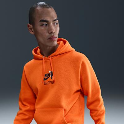 Nike Sweatshirts Men s Orange Hooded Moderate M