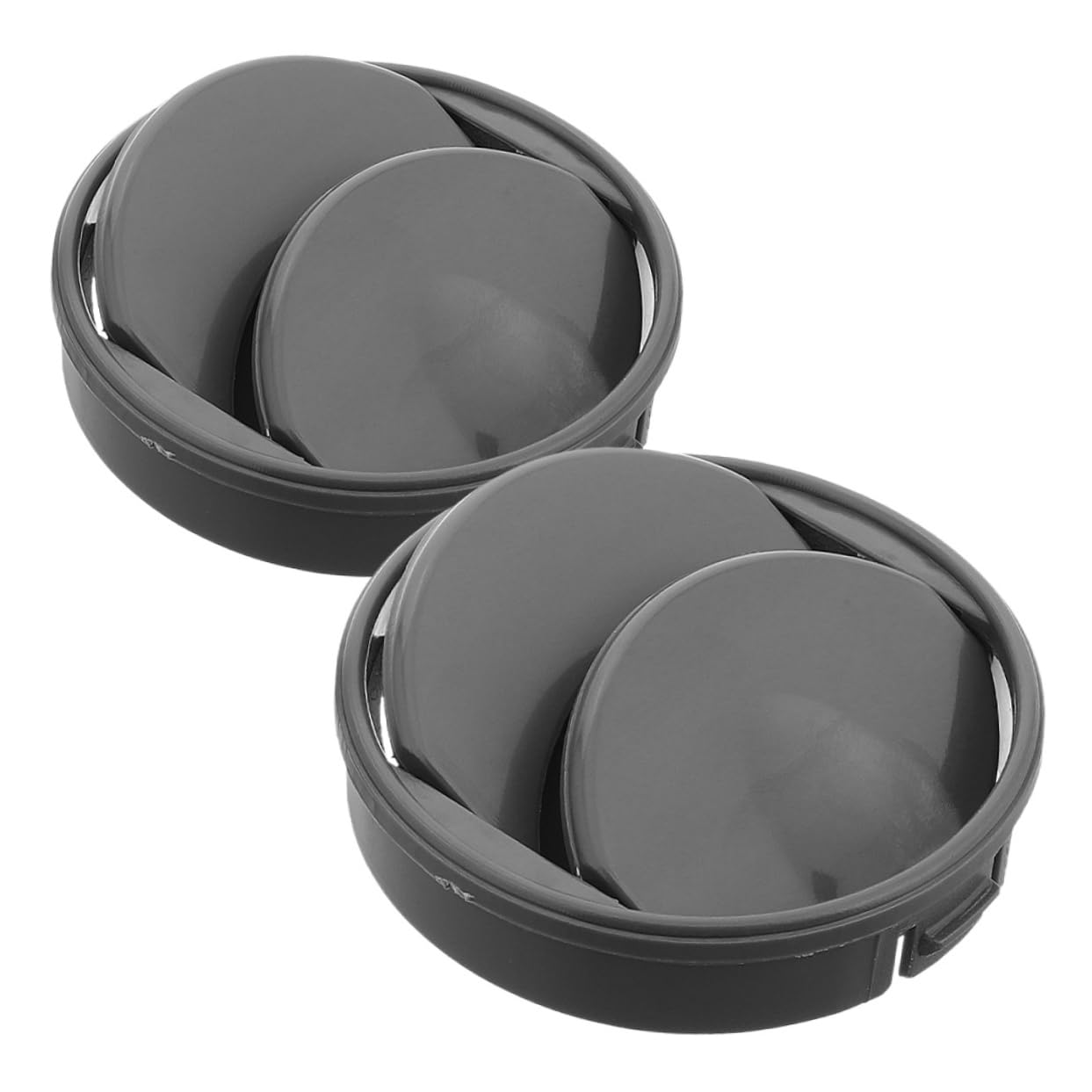 

TOPPERFUN 2 Pcs Car Air Conditioner Vent Air Vent Louver Air Conditioner Vent Dash 5.00X5.00X1.00CM чорний