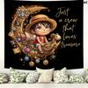 Tapiserie de Perete One Piece Decor Estetic de Perete Pătură din Pânză Imprimată Tapiserii Decorative Pentru Dormitor Sufragerie Decor Acasă