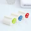 1 /3 Toothpaste Squeezer, Cleanser, Hand Cream, Manual Rolling Squeezer, Bathroom Toothpaste Holder, Toothpaste Clip White