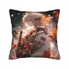 Yae Miko Genshin Impact Printing Pillowcases Cushion Cover  Pillow Covers Y2K Sofa Decor Zipper Multi Size