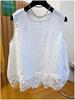 2026 Sleeveless Slimming Lace Camisole - Age-Reducing Patchwork Bow Top for Women's Summer Commute