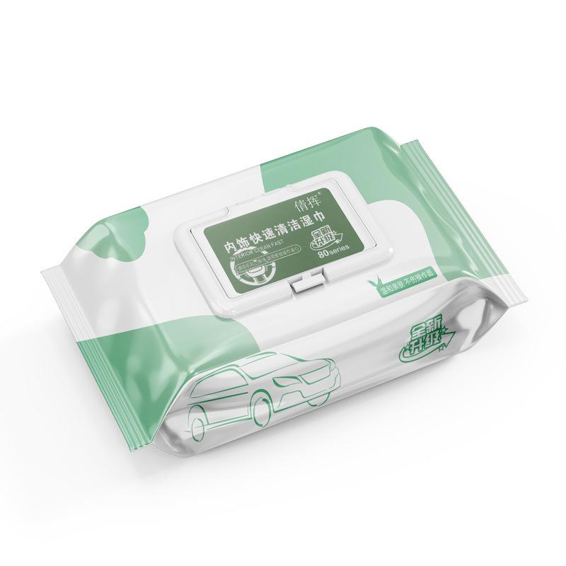 Leather Car Interior Cleaning Wipes for Dashboard and Seat Stain Removal