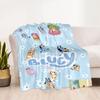 Bluey Family Adventure Blanket Durable Comfort Great for Picnics Livingroom Office Four Seasons Universal Modern