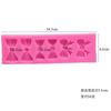 3D Handmade Silicone Molds Bow-shaped Cake Mold Chocolate Clay Flip Sugar Decoration Plastic Cookies Small Tools Accessories