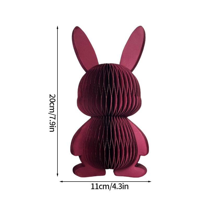 

Paper Honeycomb Bunnies Easter Bunny 3D Ornament Easter Day Party Decor Itemations Cute Rabbit For Wedding Birthday
