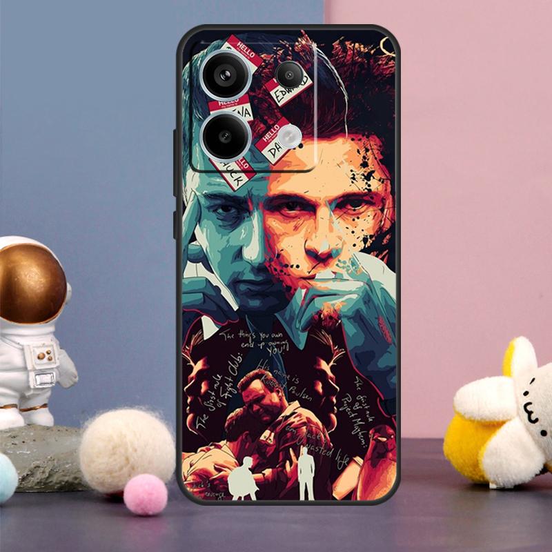 Jack Marla Fight Club Case For Xiaomi Redmi 13C 12 12C 9C 10C Redmi Note 11 12 13 Pro 9 10 10S 11S 12S Back Cover