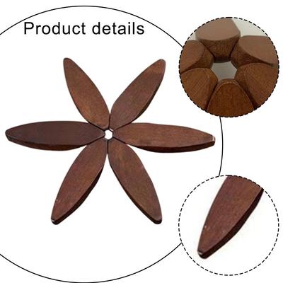 Künstlerische Untersetzer aus Massivholz mit unverwechselbarem Design für Tischgedecke