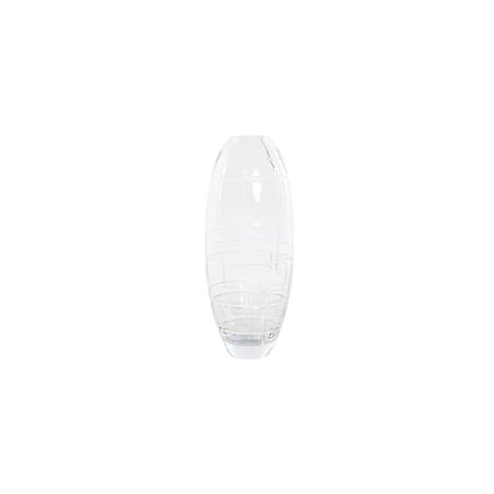 Vase en verre moderne - Home ESPRIT - Transparent - 11,5x11,5x28 cm - Multicolore