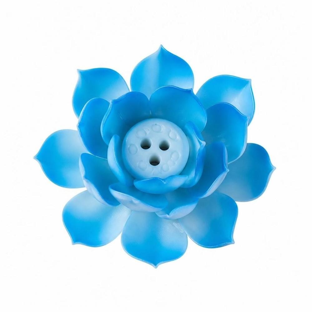 Flower Design Incense Stick Holder Ceramic Lotus Aromatherapy Stand Incense Burner Home Decor