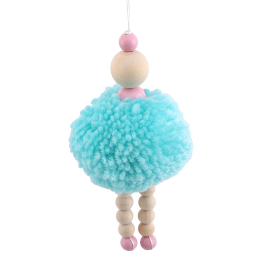 Lovely Hanging Ornaments Wooden Beads Pendant Bedroom Holiday Ornament Tent Home Decor