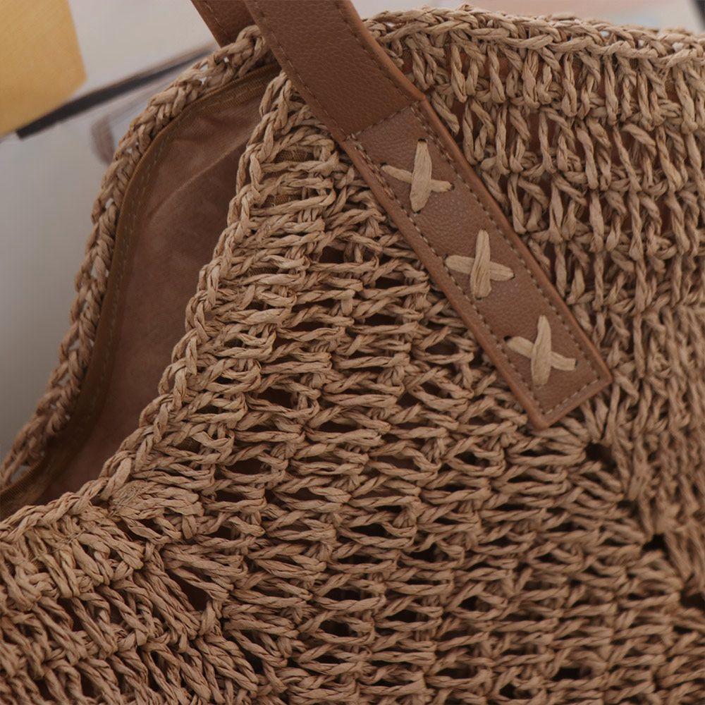 Shoulder Bag Weave Straw Bag Tote Bag Beach Bag Casual Raffia Bag Summer