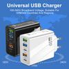 GaN 65W Fast Charging Charger Type C Mobile Phone Adapter for IPhone Huawei Xiaomi Samsung PD25W Wall Charger Quick Charge 3.0